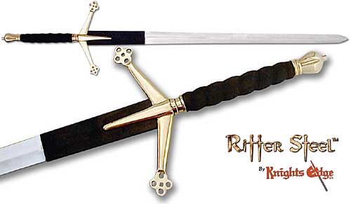 The scottish great claymore sword, functional, battle ready.