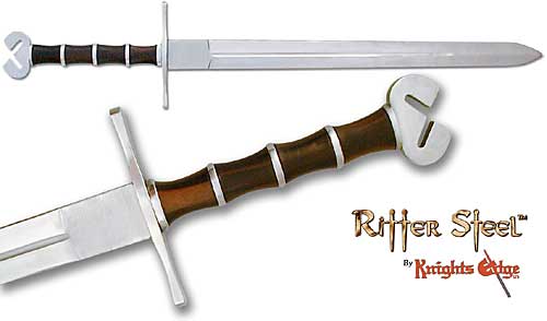 Battle ready sword, functional barbarian war sword.